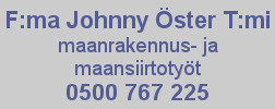 F:ma Johnny Öster T:mi logo